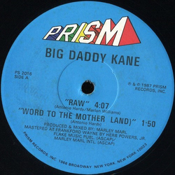 Big Daddy Kane Raw / Word To The Mother (Land) Vinyl 12" USED