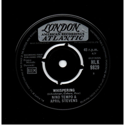 Nino Tempo & April Stevens Whispering Vinyl 7" USED