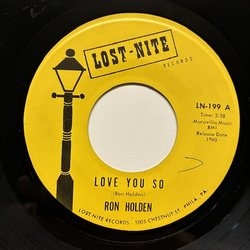 Ron Holden Love You So / My Babe Vinyl 7" USED