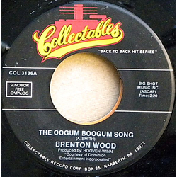 Brenton Wood The Oogum Boogum Song Vinyl 7" USED