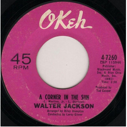 Walter Jackson A Corner In The Sun / Not You Vinyl 7" USED