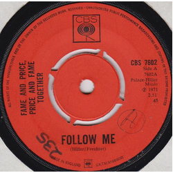Georgie Fame / Alan Price Follow Me Vinyl 7" USED