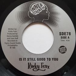 Kinky Foxx Is It Still Good To You Vinyl 7" USED