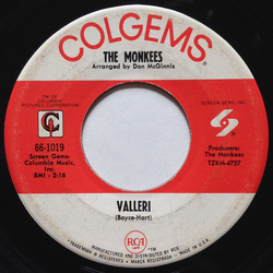 The Monkees Valleri / Tapioca Tundra Vinyl 7" USED