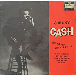 Johnny Cash With His Hot And Blue Guitar Vinyl LP USED