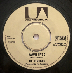 The Ventures Hawaii Five-O Vinyl 7" USED