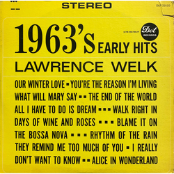 Lawrence Welk 1963's Early Hits Vinyl LP USED