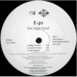 E-40 One Night Stand / Gasoline Vinyl 12" USED