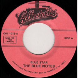 The Blue Notes (3) Blue Star / Pucker Your Lips USED VINYL 7INCH 45 RPM SINGLE REISSUE