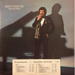 Mike Finnigan Black & White Vinyl LP USED