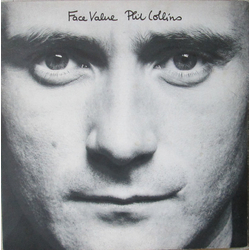 Phil Collins Face Value Vinyl LP USED