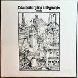 Dachau Lustknaben Brandenburgische Halsgerichtsordnung Vinyl LP USED