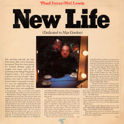 Thad Jones & Mel Lewis New Life (Dedicated To Max Gordon) Vinyl LP USED