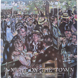 Rod Stewart A Night On The Town Vinyl LP USED