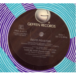 David Peaston Take Me Now Vinyl 12" USED