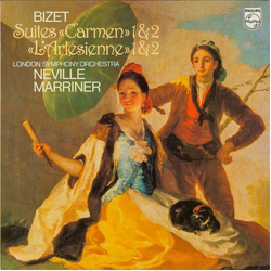 Georges Bizet / London Symphony Orchestra / Sir Neville Marriner Suites «Carmen» 1 & 2 /  «L'Arlésienne» 1 & 2 Vinyl LP USED