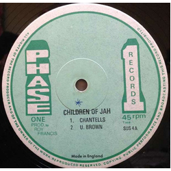 The Chantells / U Brown Children Of Jah / Desperate Time Vinyl 12" USED