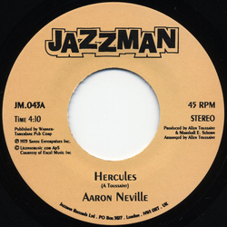 Aaron Neville / Cyril Neville Hercules / Gossip Vinyl 7" USED