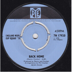 The England World Cup Squad Back Home USED VINYL 7INCH 45 RPM SINGLE