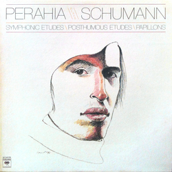 Murray Perahia / Robert Schumann Symphonic Etudes / Posthumous Etudes / Papillons Vinyl LP USED