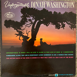 Dinah Washington Unforgettable Vinyl LP USED