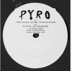 Pyro (3) I Think I Love You USED VINYL 12INCH WHITE LABEL