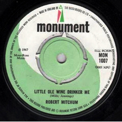 Robert Mitchum Little Ole Wine Drinker Me / Walker's Woods Vinyl 7" USED
