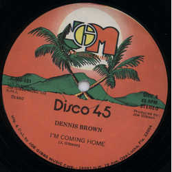 Dennis Brown I'm Coming Home Vinyl 12" USED