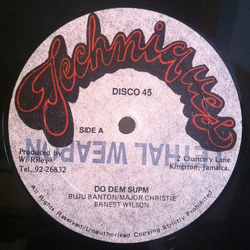 Buju Banton / Major Christie / Ernest Wilson / Red Dragon Do Dem Supm / Agony Vinyl 12" USED