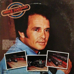 Merle Haggard / The Strangers US Jimmy Tittle My Love Affair With Trains Vinyl LP USED
