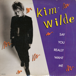 Kim Wilde Say You Really Want Me Vinyl 12" USED