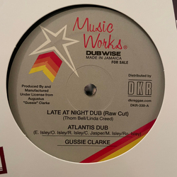 Augustus "Gussie" Clarke Dubplate Style Raw Cuts Vinyl 12" USED