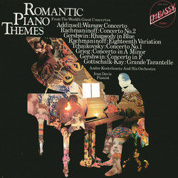 André Kostelanetz And His Orchestra / Ivan Davis (2) Romantic Piano Themes Vinyl LP USED
