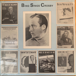 Bing Crosby Bing Sings Crosby Vinyl LP USED