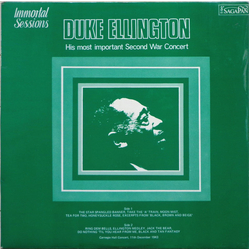 Duke Ellington His Most Important Second War Concert: Carnegie Hall 1943 Vinyl LP USED