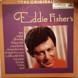 Eddie Fisher Greatest Hits Vinyl LP USED