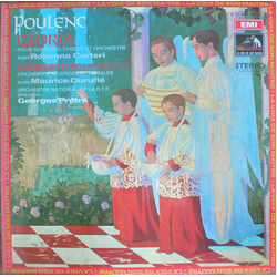 Francis Poulenc / Rosanna Carteri / Maurice Duruflé / Orchestre National De La R.T.F. / Georges Prêtre Gloria / Concerto Pour Orgue Vinyl LP USED