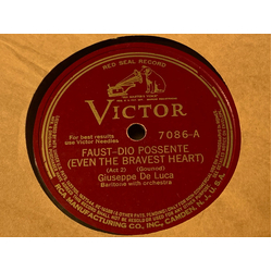 Giuseppe De Luca (3) Faust - Dio Possente / Traviata - Di Provenza Il Mar Shellac USED