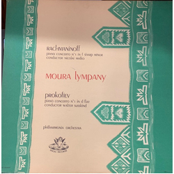 Sergei Prokofiev / Sergei Rachmaninoff / Dame Moura Lympany / Philharmonia Orchestra Piano Concerto Vinyl LP USED