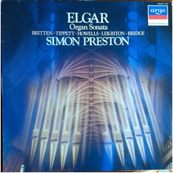 Simon Preston English Organ Music Recorded At The Colston Hall, Bristol Vinyl LP USED
