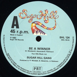 Sugarhill Gang Be A Winner Vinyl 12" USED