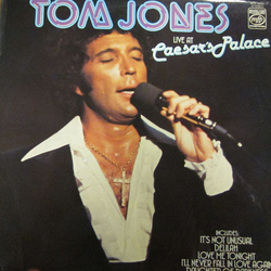 Tom Jones Live At Caesar's Palace Vinyl LP USED