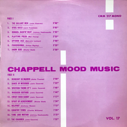 Various Chappell Mood Music Vol. 17 Vinyl LP USED