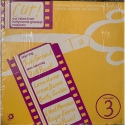 Various Cut! Out Takes From Hollywoods Greatest Musicals Vol. 3 Vinyl LP USED