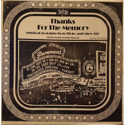 Various Thanks For The Memory (Musical Nostalgia From Flicks And Show Biz) Vinyl LP USED