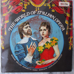 Various The World Of Italian Opera Vinyl LP USED