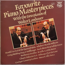 Walter Landauer Favourite Piano Masterpieces With The Two Pianos Of Walter Landauer Vinyl LP USED