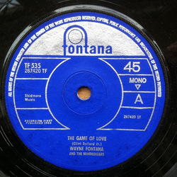 Wayne Fontana & The Mindbenders The Game Of Love Vinyl 7" USED