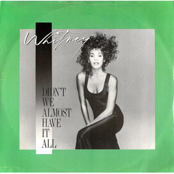 Whitney Houston Didn't We Almost Have It All Vinyl 12" USED