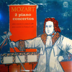 Wolfgang Amadeus Mozart / Philippe Entremont / Radio-Sinfonie-Orchester Frankfurt / Jean Entremont 2 Piano Concertos Vinyl LP USED
